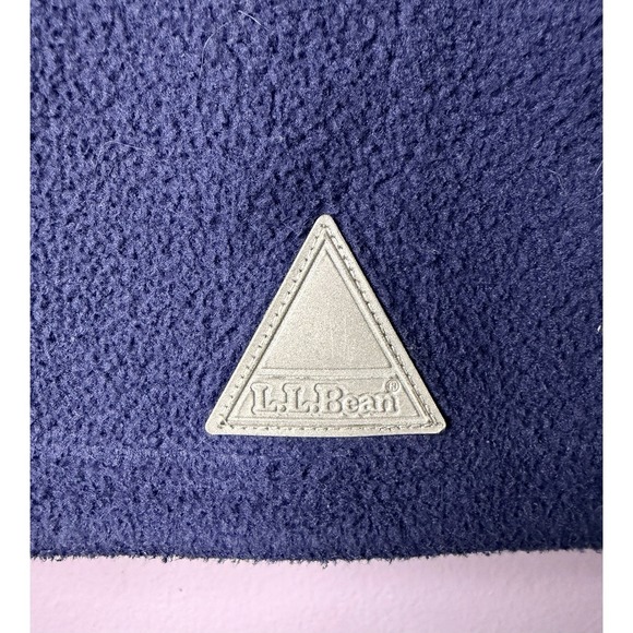 LL Bean Jacket Outdoors Coat Fleece Mountain Hiking Youth Large 6X/7 Blue - Picture 4 of 7